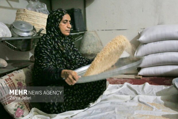 پخت حلیم به روش سنتی در فین هرمزگان