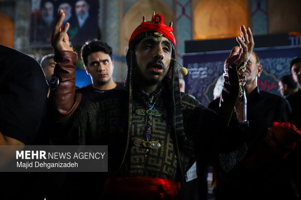 مراسم تعزیه خوانی هیئت عزاداران خاص حسین علیه السلام