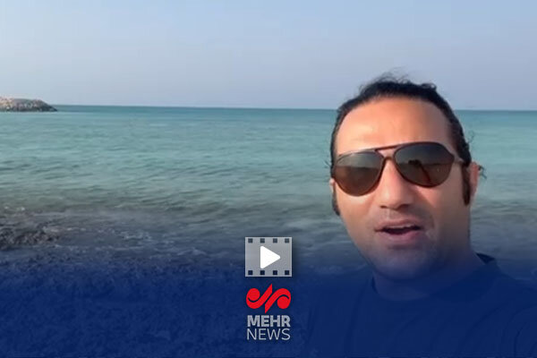 حمایت رضا یزدانی از تیم ملی فوتبال ایران در دیدار مقابل بلژیک