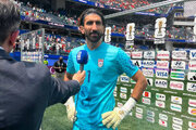 بیرانوند:همه بازیکنان مصر محمد صلاح هستند/فقط به شادی مردم فکر می‌کنیم