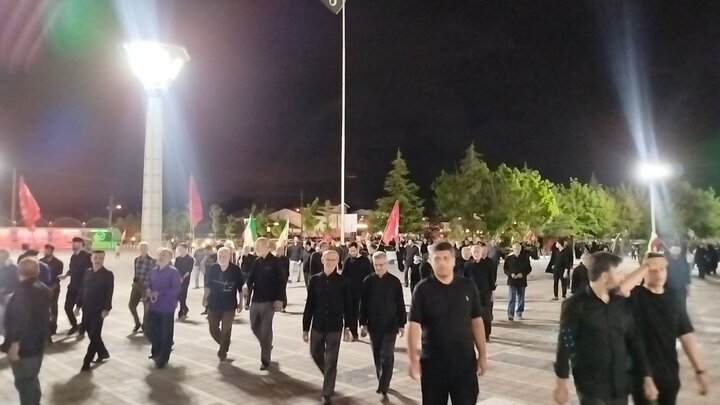 صد و سیزدهمین حضور حماسی مردم آستانه اشرفیه همراه با اقامه عزای حسینی