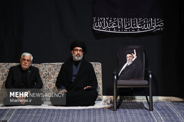 مراسم عزاداری ماه محرم در جوار محل عروج ملکوتی قائد شهید