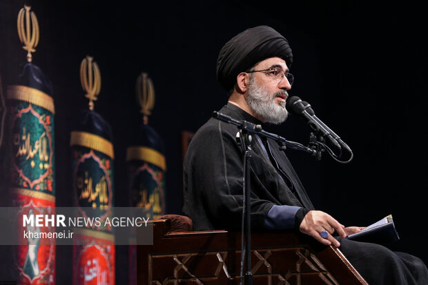 مراسم عزاداری ماه محرم در جوار محل عروج ملکوتی قائد شهید