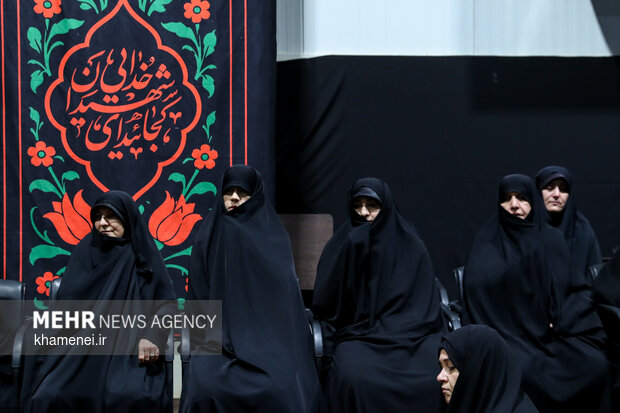مراسم عزاداری ماه محرم در جوار محل عروج ملکوتی قائد شهید