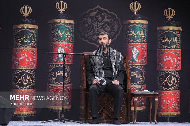 مراسم عزاداری ماه محرم در جوار محل عروج ملکوتی قائد شهید