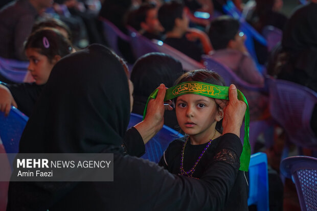 شور فوتبال در موکب ریحانه شیراز