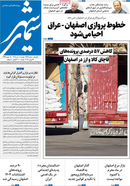 روزنامه های اصفهان