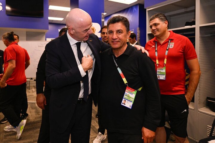 رئيس الفيفا يُشيد بأداء المنتخب الايراني: لقد شهدنا عرضا مفعما بالصمود والحماس