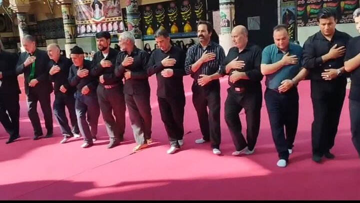 عزاداری اهالی روستای خرمدشت کوهبنان در روز هفتم ماه محرم