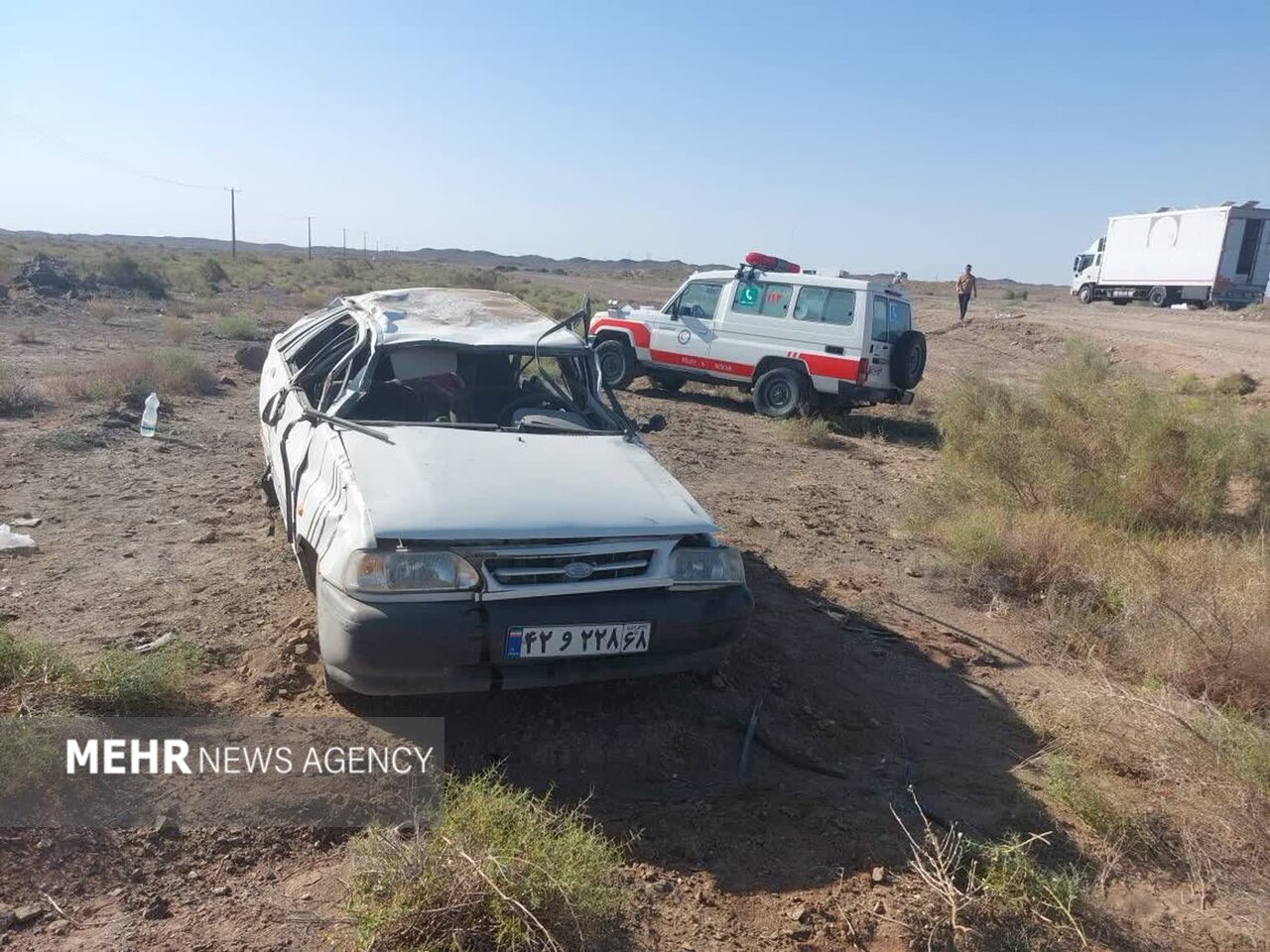 حادثه،واژگوني،ميامي،سبزوار،پرايد،محور
