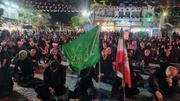 حضور پرشور مردم ساوه در شب صد و چهاردهم دفاع از وطن