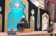عزاداری به سبک شاهرودی در حرم رضوی؛ پامنبری به حرم امام مهربانی رسید