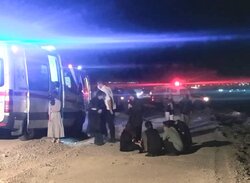 وقوع تصادف زنجیره‌ای در محور آرادان به سرخه؛ ۱۲ نفر مصدوم شدند