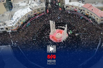 آغاز مراسم یوم العباس حسینیه اعظم زنجان