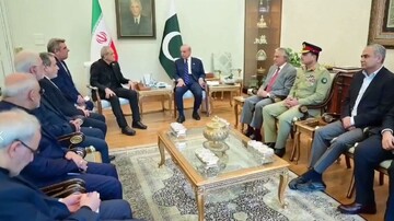 الرئيس الايراني يجري مباحثات مع رئيس الوزراء الباكستاني