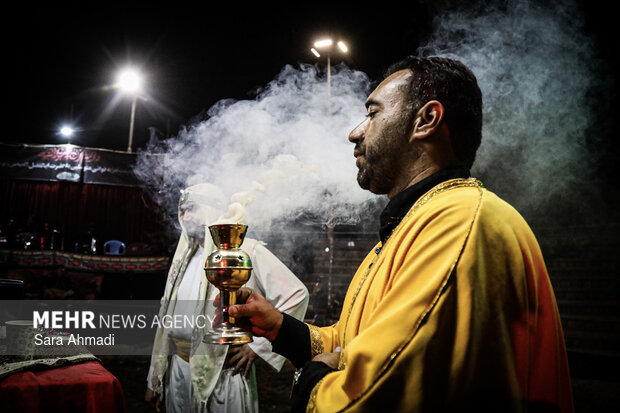 مراسم تعزیه خوانی در مشهد