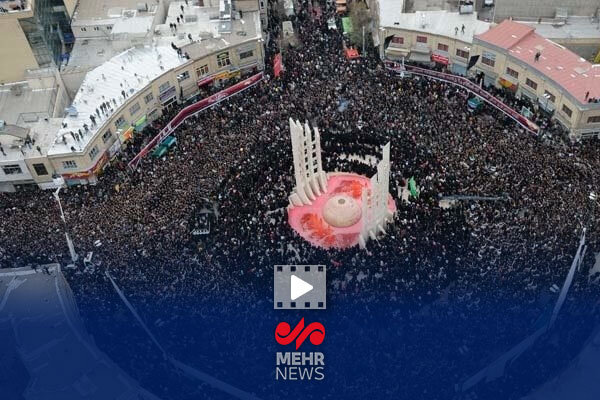 آغاز مراسم یوم العباس حسینیه اعظم زنجان