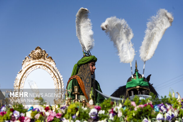 کاروان هشتم محرم در خمینی شهر اصفهان