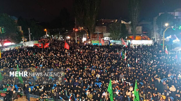 اجتماع عاشقان حسینی در اردبیل