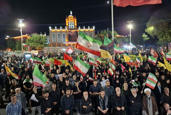 صد و پانزدهمین اجتماع شبانه تبریزی‌ها همزمان با شب تاسوعای حسینی