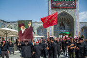 حرم امام رضا(ع) در سوگ سیدالشهدا؛ روایتی از عاشورا در میان زائران رضوی