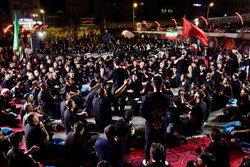 مراسم شب عاشورا در حسینیه بزرگ جاجرم
