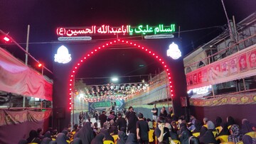 آیین عزاداری شب عاشورا در لنگرود