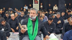 مراسم قرائت زیارت حضرت عباس (ع) در دیر برگزار شد