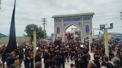 مراسم تاسوعای حسینی در بندر کیاشهر 