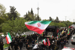 دسته عزاداری دانشگاه امام صادق (ع) در روز تاسوعا