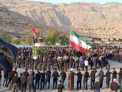 چرام غرق در ماتم علمدار کربلا؛ آیین باشکوه تاسوعای حسینی برگزار شد