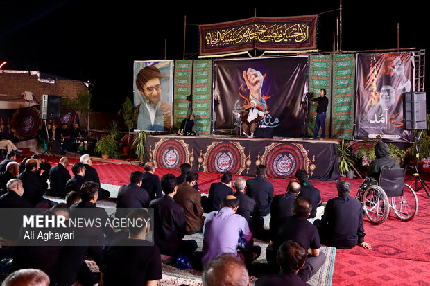 عزاداری شب نهم محرم در هیئت احرارالحسین(ع) ارومیه