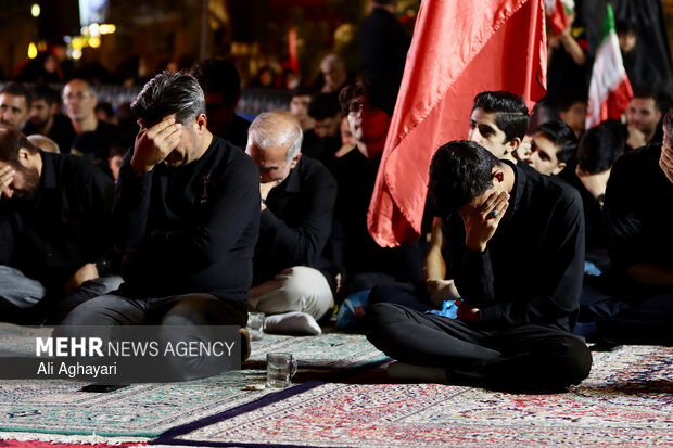 عزاداری شب نهم محرم در هیئت احرارالحسین(ع) ارومیه