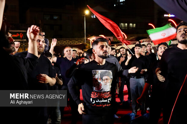 عزاداری شب نهم محرم در هیئت احرارالحسین(ع) ارومیه