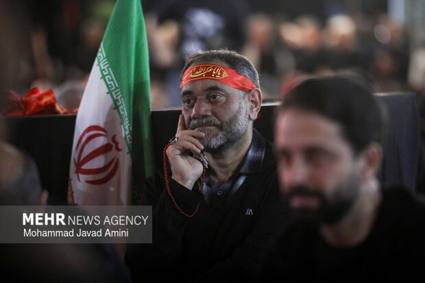 مراسم شب تاسوعا در هیات خادمان مهدی عج قزوین