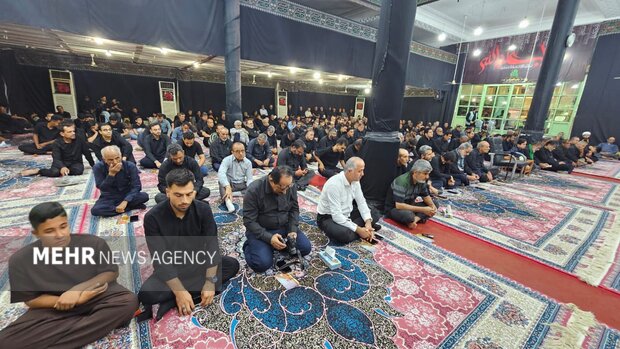مراسم قرائت زیارت حضرت عباس (ع) در دیر برگزار شد