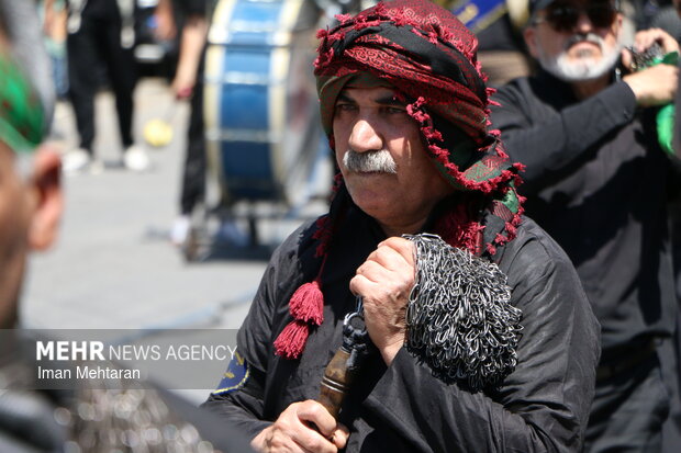 عزاداری روز تاسوعا حسینی در سرپل ذهاب