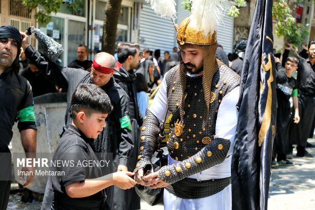 عزاداری روز تاسوعا حسینی در سرپل ذهاب