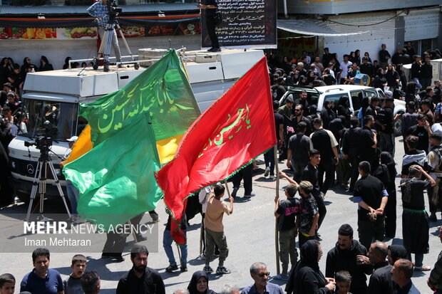 عزاداری روز تاسوعا حسینی در سرپل ذهاب