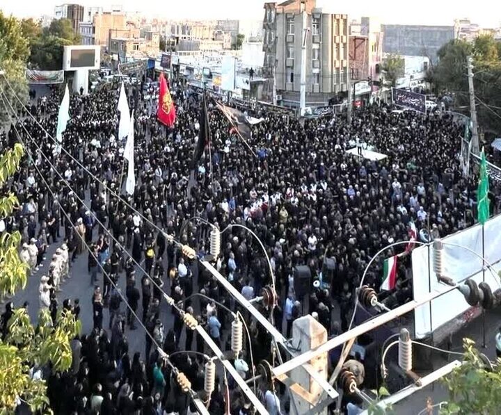 مرزداران پارسآباد در تاسوعا؛ میعادگاه عاشقان علمدار کربلا