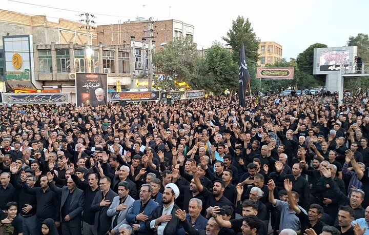 مرزداران پارسآباد در تاسوعا؛ میعادگاه عاشقان علمدار کربلا