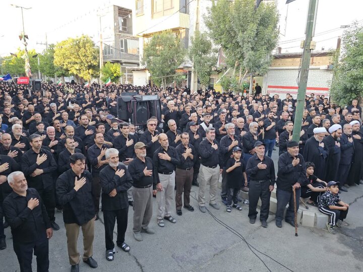 برگزاری اجتماع بزرگ عزاداران حسینی در شهر سریش‌آباد