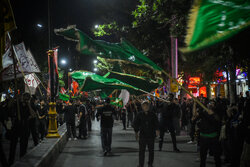 مراسم عزاداری شب عاشورا در شهرستان خمین
