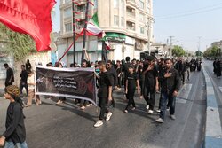 مراسم عزاداری هیئت مذهبی در حسینیه بزرگ جاجرم