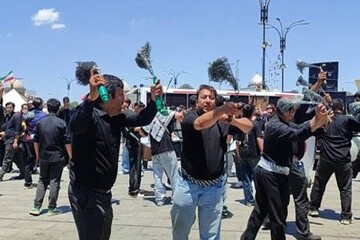 شهر غرق در ماتم عاشورا؛ همدان در سوگ سیدالشهدا (ع) یکپارچه گریست