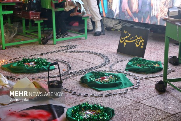 مراسم نمادین حنابندان حضرت قاسم علیه السلام در  بندرعباس