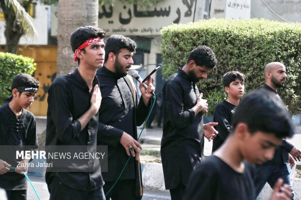 مراسم عزاداری روز عاشورای حسینی در بندرعباس