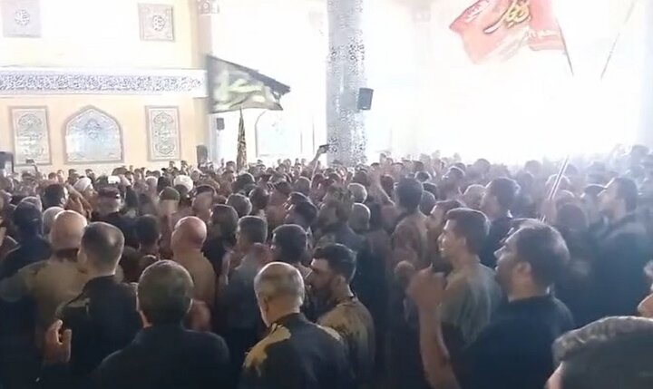عزاداری عاشورای حسینی در مصلای خرم‌آباد