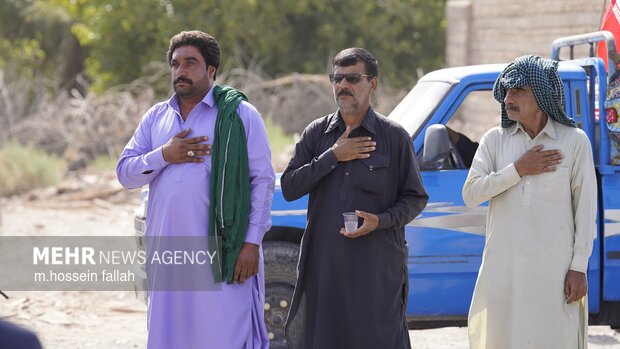 عزاداری باشکوه ایرانشهری ها در روز عاشورا
