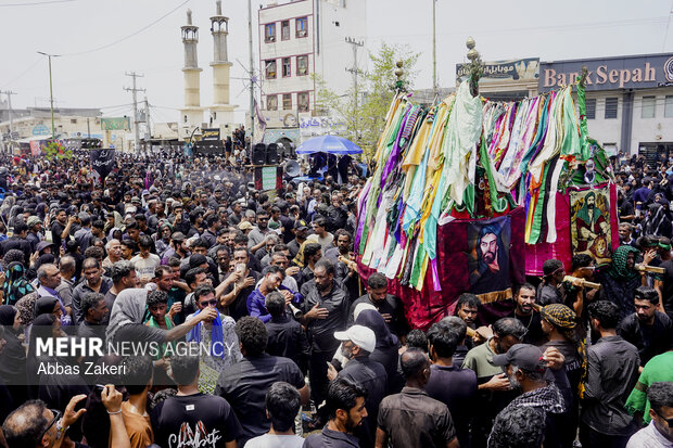 آیین عاشورایی «شیر و کتل» در میناب